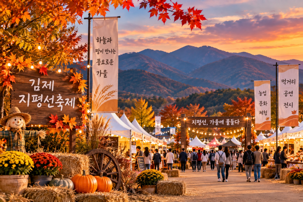 2026 가을 지역축제 먹거리와 체험 행사 풍경