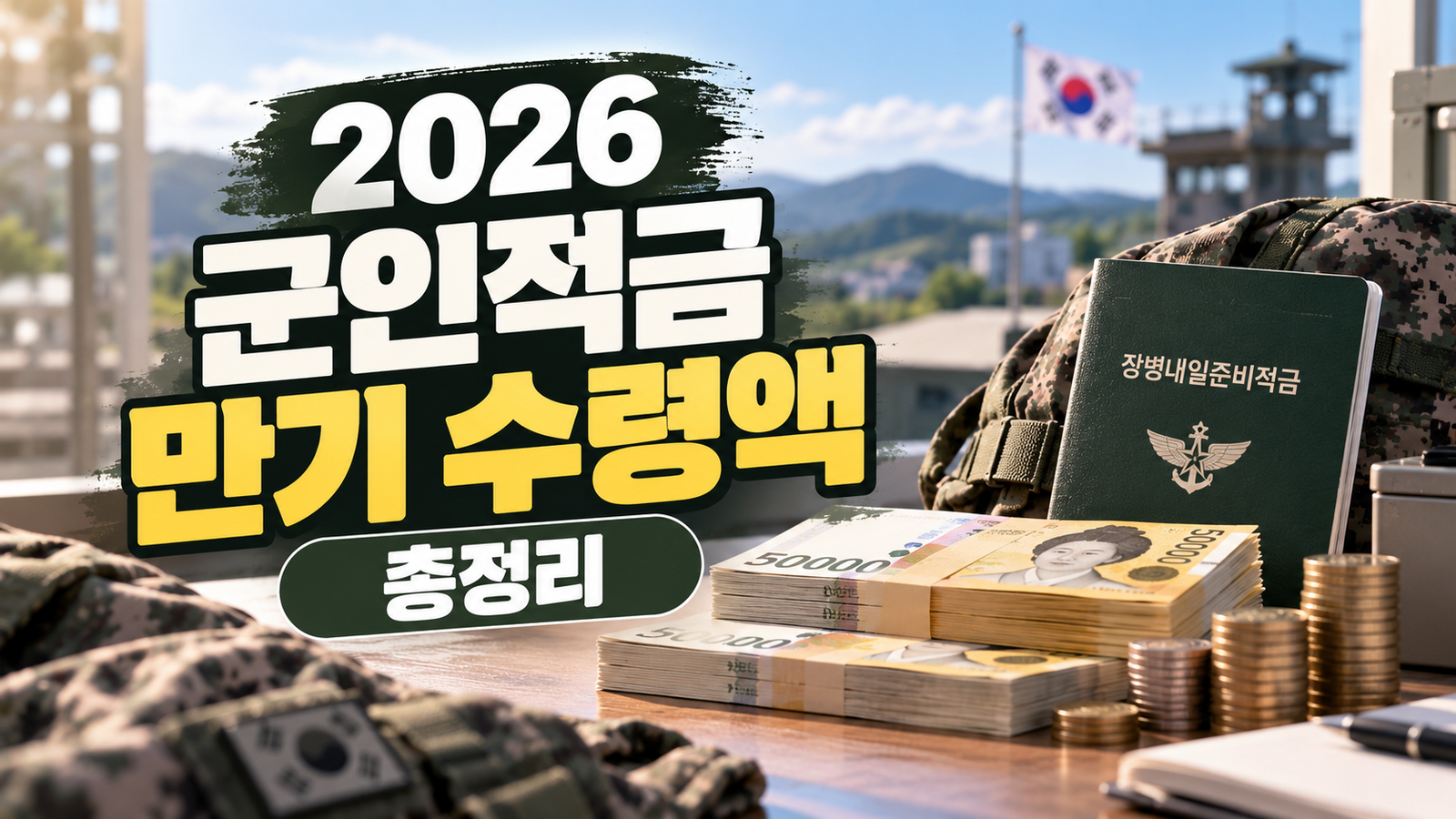 2026 군인적금 만기 수령액 총정리 장병내일준비적금