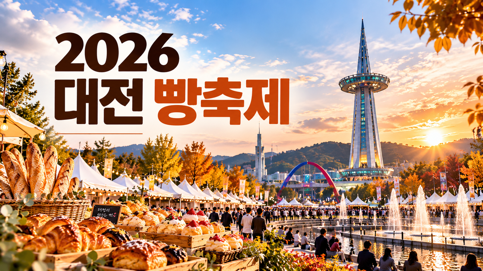 2026 대전 빵축제 일정·라인업 총정리｜성심당·불꽃쇼·주차·교통