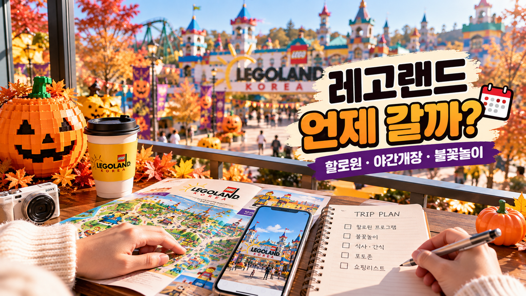 레고랜드 할로윈 야간개장 불꽃놀이 방문 날짜 선택 가이드
