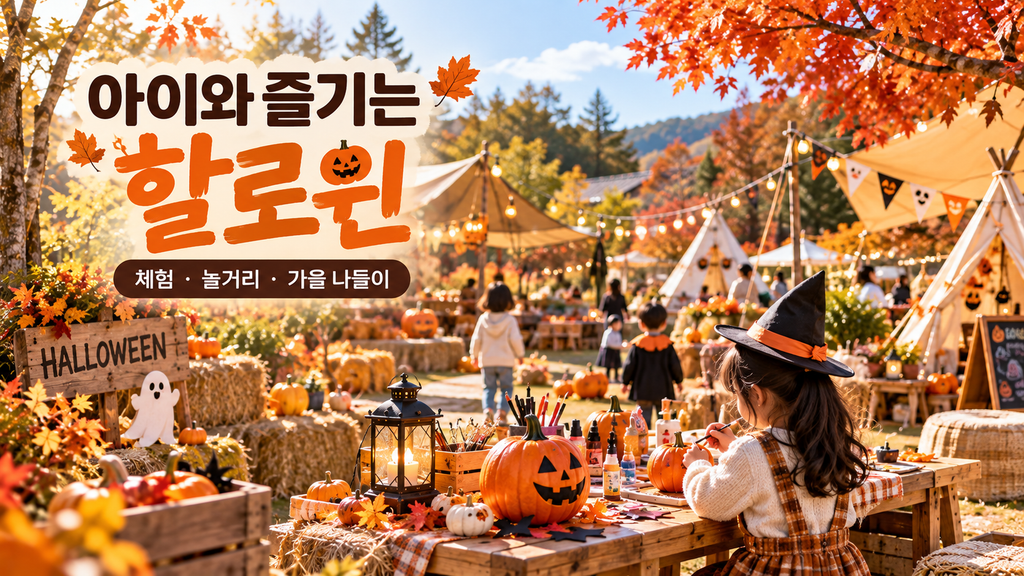 아이와 가볼만한 서울근교 할로윈 체험 놀거리 가을 나들이