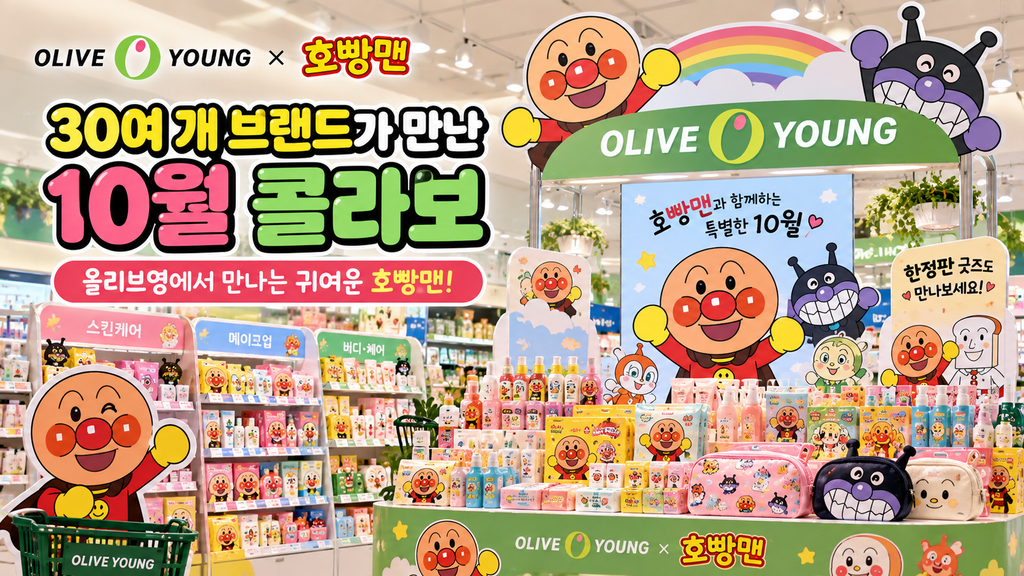 2026 올리브영 10월 콜라보 호빵맨 10월 한정 기획전