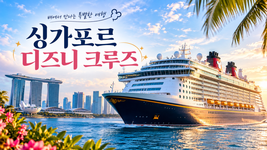 싱가포르 디즈니 크루즈 가격과 3박 4박 일정 및 예약방법 안내 대표 이미지